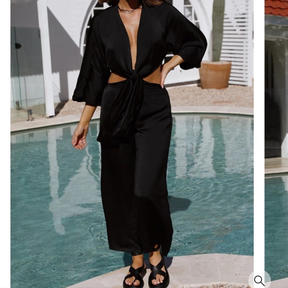 SNDYS x REVOLVE Pluto Jumpsuit in Black - Picture 2 of 15